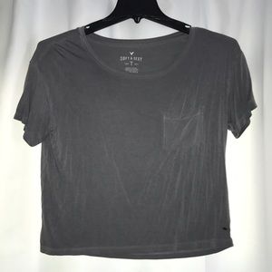 Gray American Eagle Tee